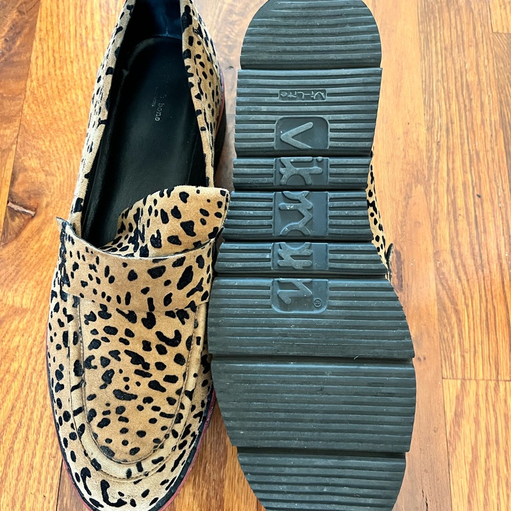 Rag & Bone Leopard Print Platform Loafers - image 2